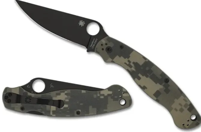 Military™ 2 Camo G-10 Black Blade PlainEdge