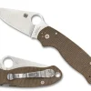 Para&reg; 3 Brown Canvas Micarta CPM CRU-WEAR