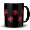 Spyderco Mug Black w/ Red Bugs