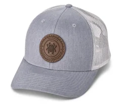 Trucker Hat Gray/Gray with Spyderco Patch