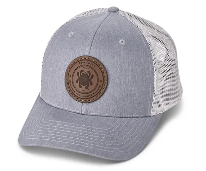 Trucker Hat Gray/Gray with Spyderco Patch