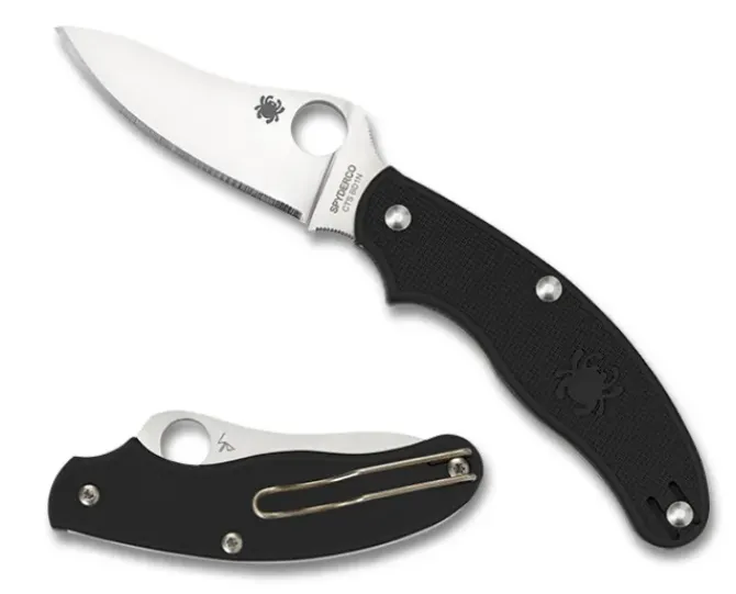 UK Penknife™ FRN Black Drop Point